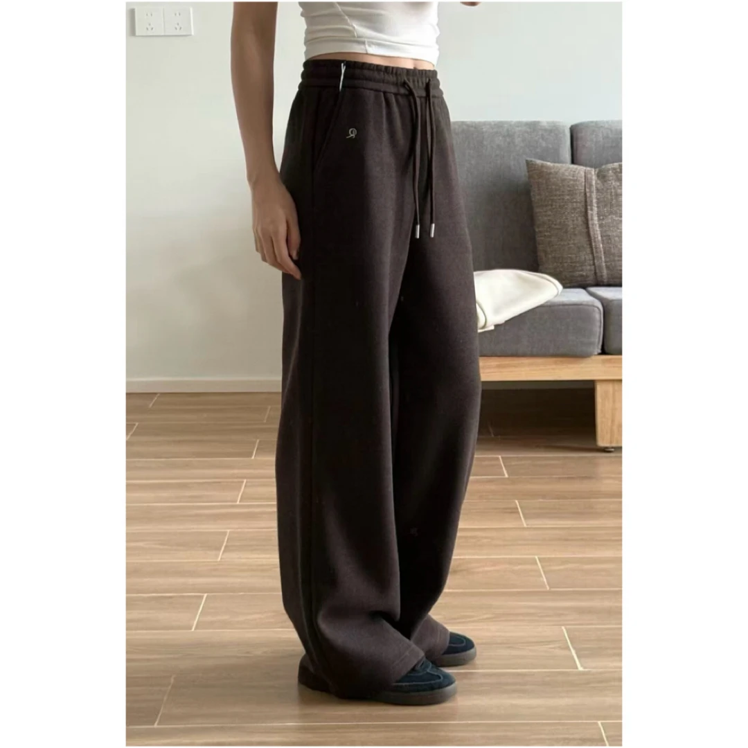 秋冬显瘦直筒神裤女士可机洗羊毛卫裤