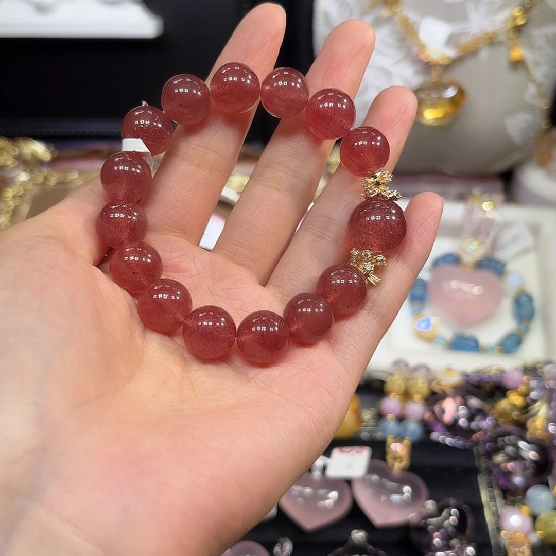 水晶手链未镶嵌草莓晶