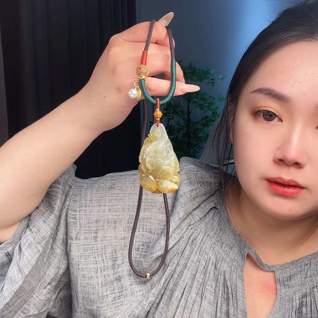 合金蛇纹石玉葫芦圈****圈