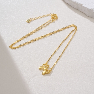 足银银制品 【小北珠宝】足银小马套链【长度约50cm】6-H