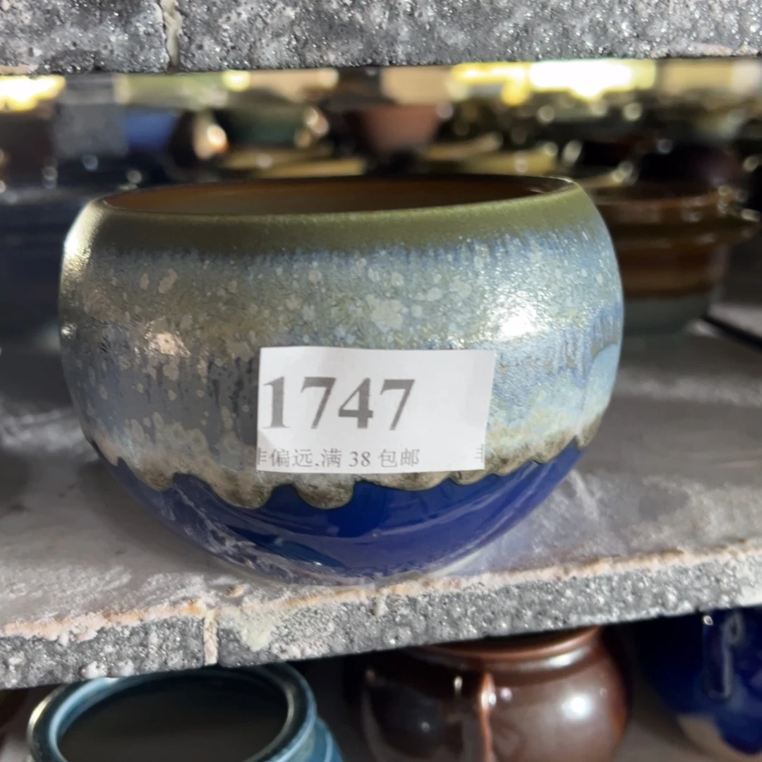 红陶口9高7 景德镇手工花盆