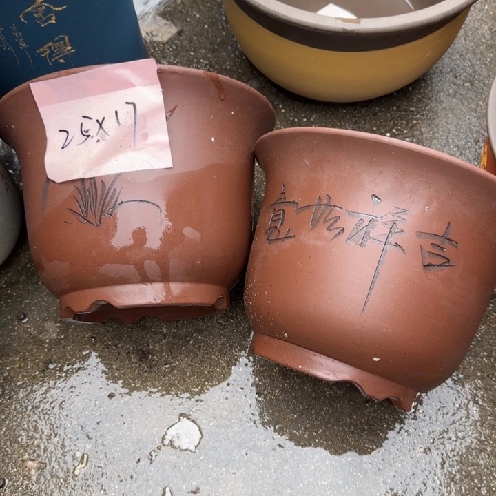 紫砂花盆特价清仓