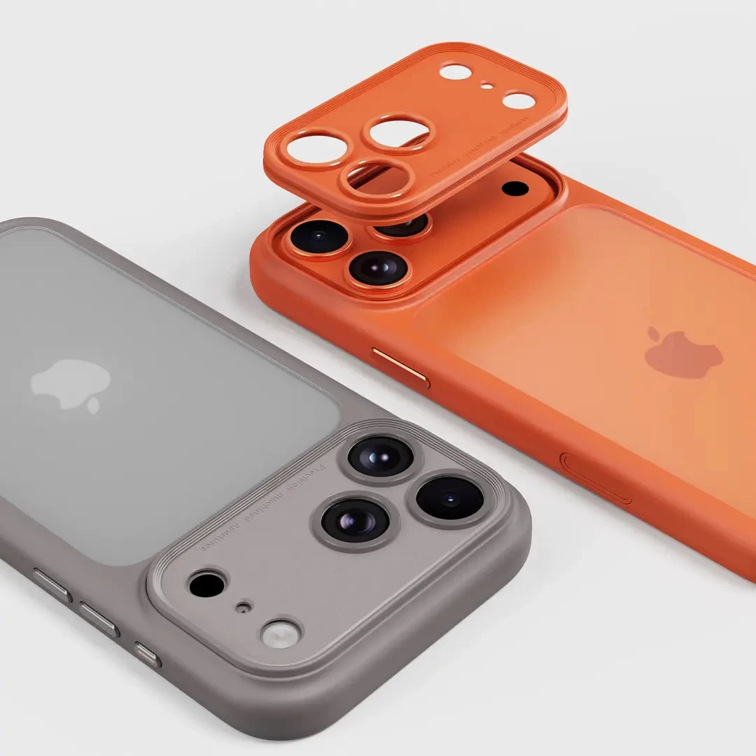 全包精孔可拆卸镜框适用苹果17promax手机壳相机键触控17pro硬17