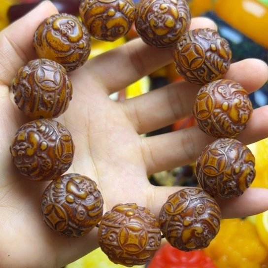 手链琥珀未镶嵌蜜蜡