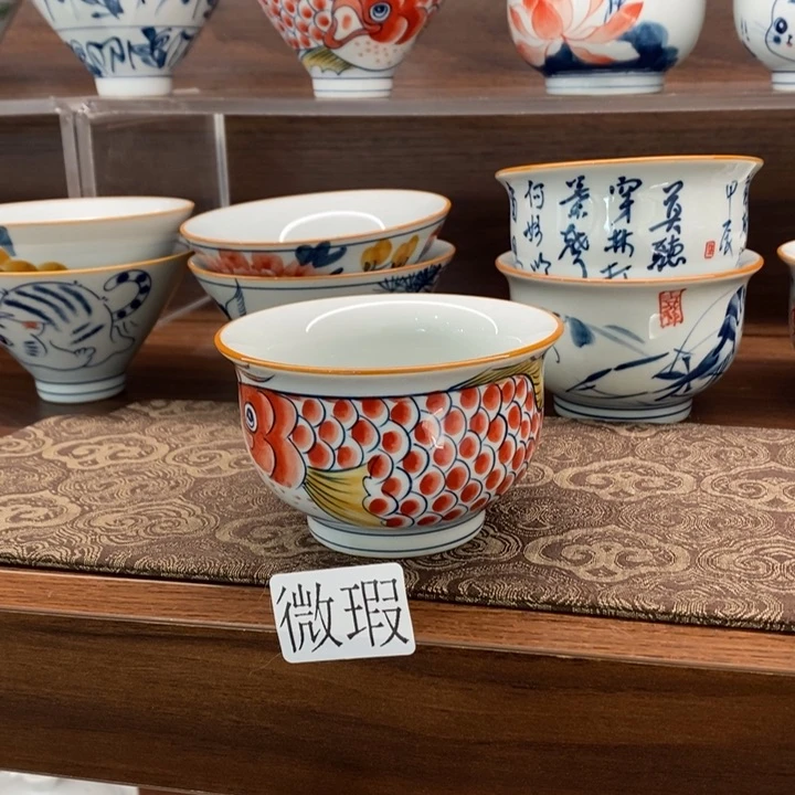 釉下老陶泥手工绘制