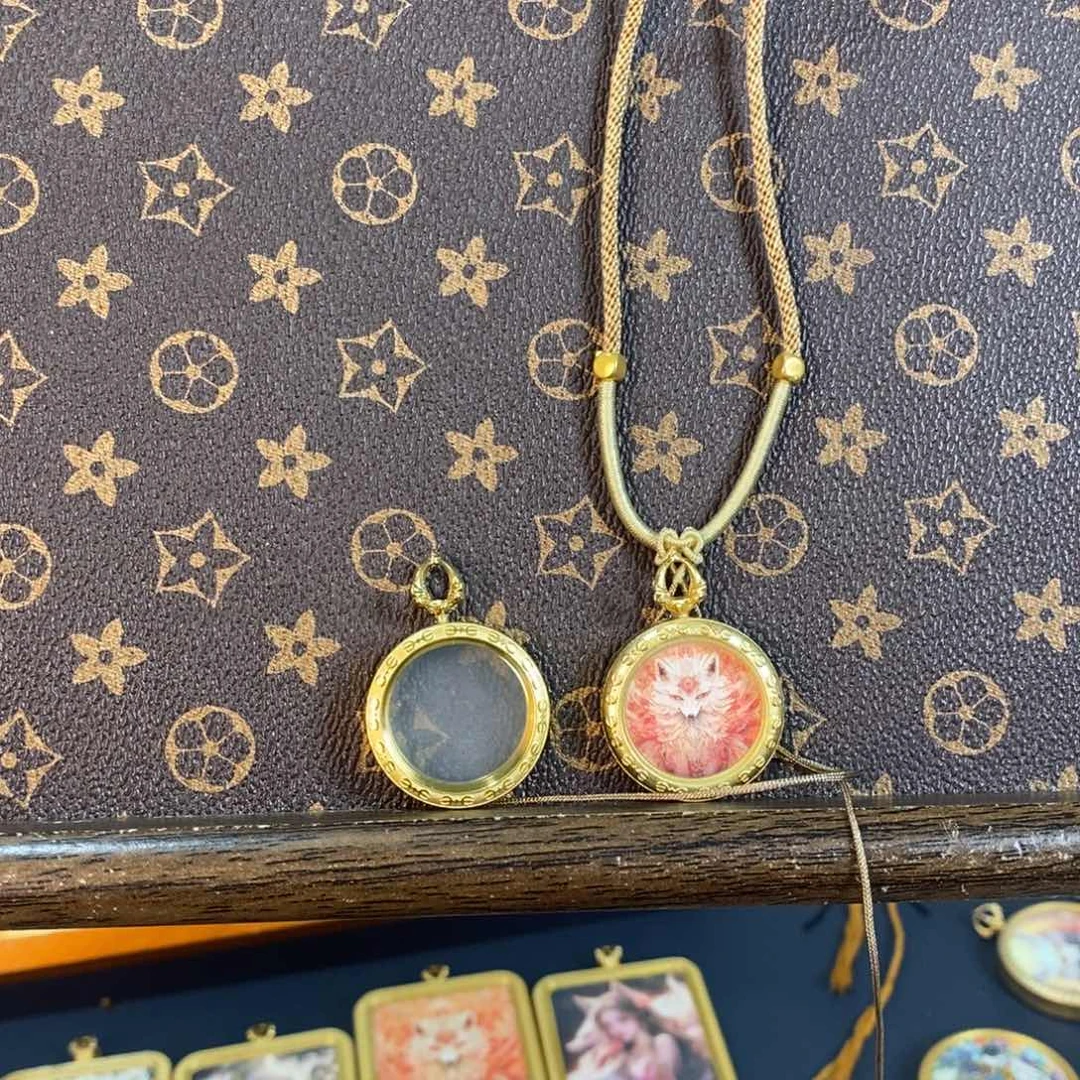 吊坠唐卡小九单面