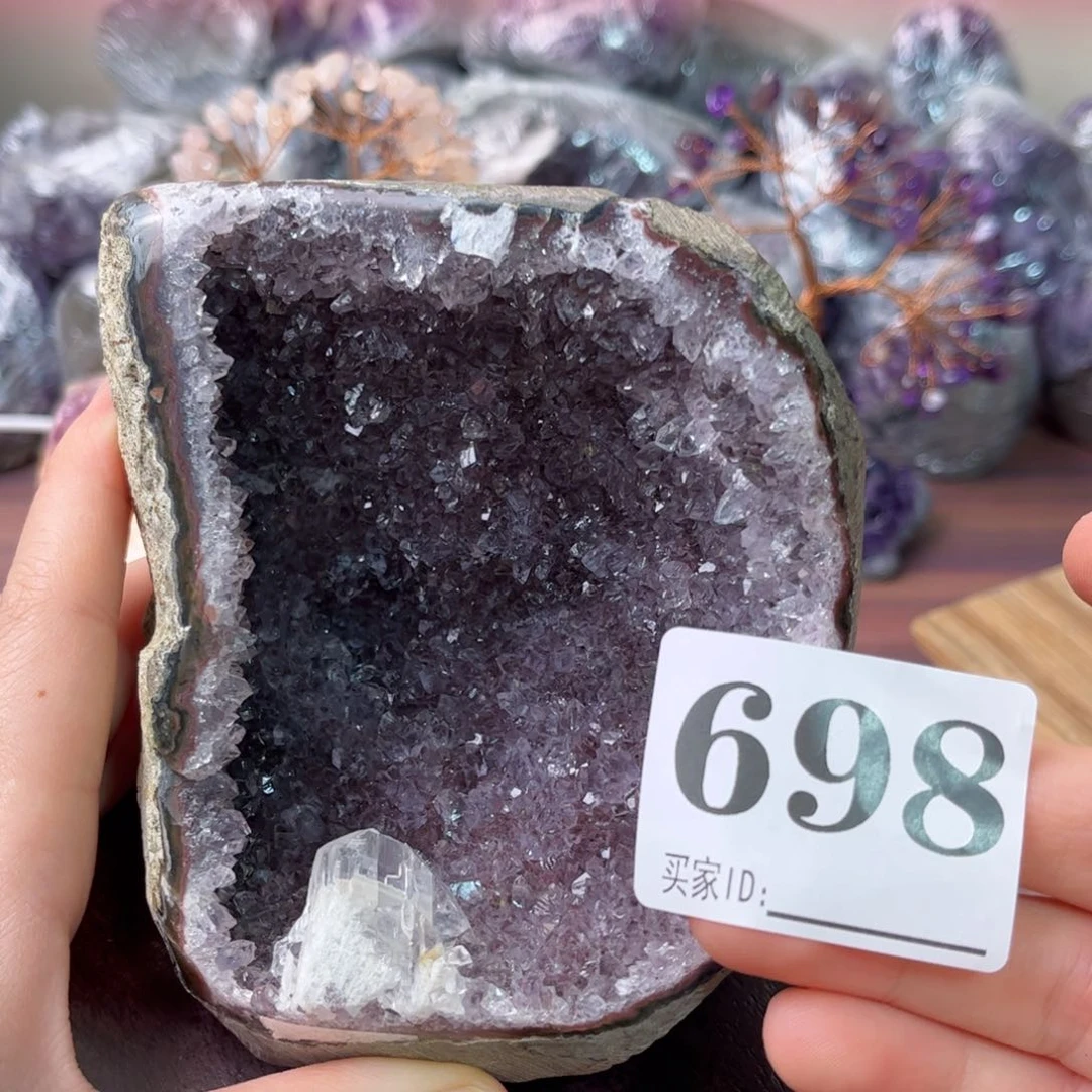 紫晶珠宝半成品未镶嵌