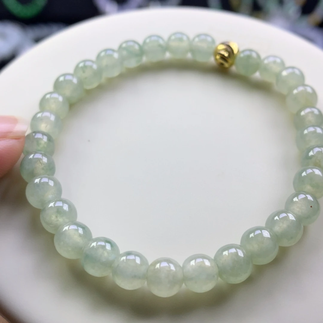 未镶嵌手串翡翠卡6