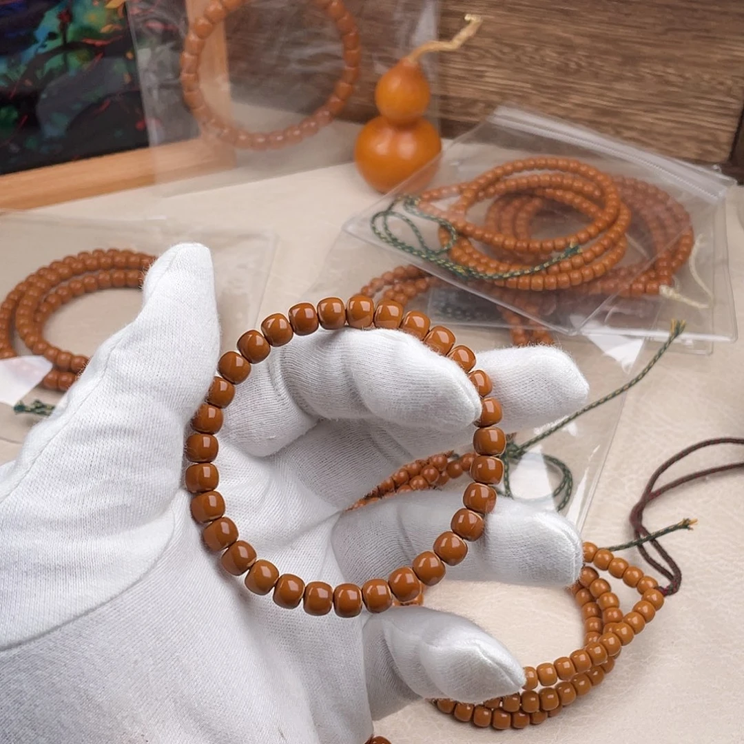 手串橄榄核老挝核核尖手串