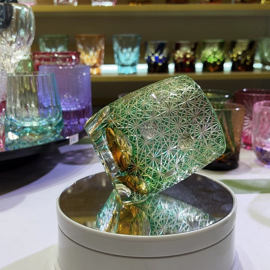 水晶玻璃吸管款澜藻