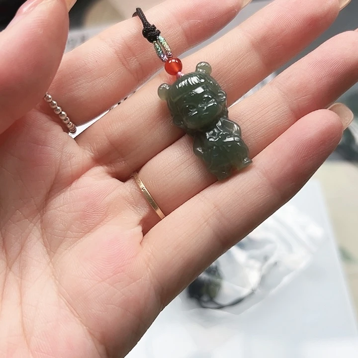 和田玉未镶嵌颈饰7