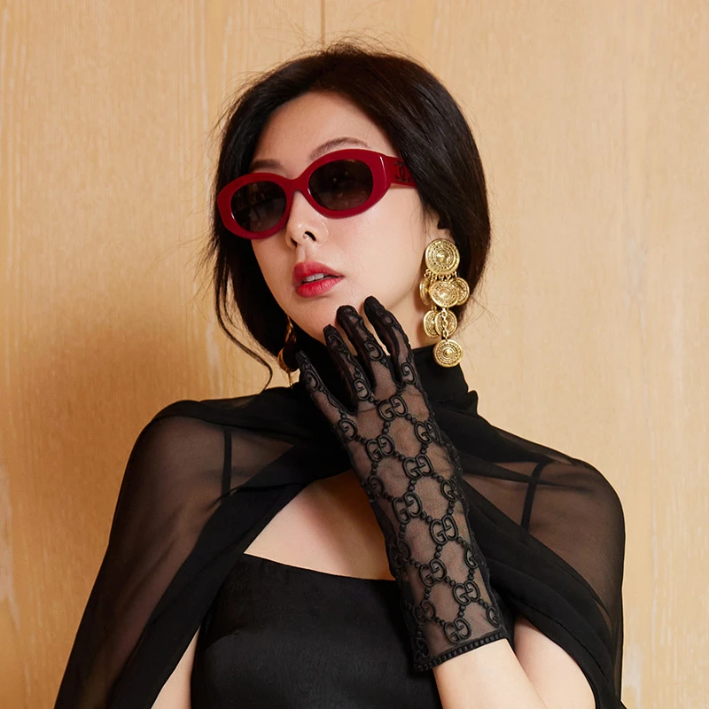 铜合金耳饰 TRACY CHU金币金色巴洛克灵动耳夹富家千金戛纳度假风