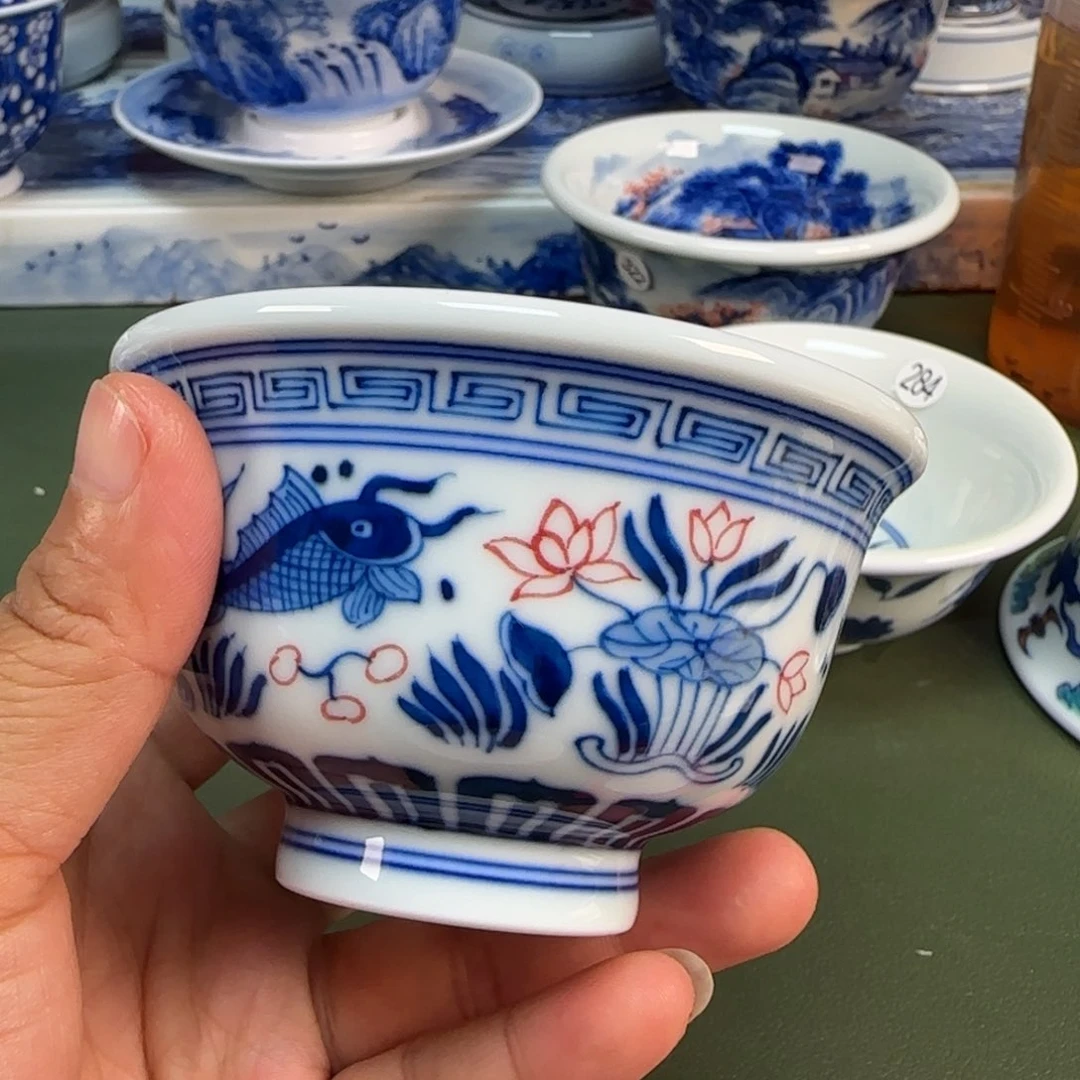 景德镇纯手绘茶具圆圆217