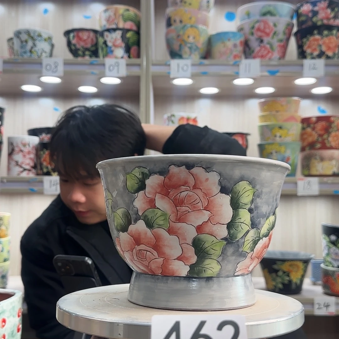 紫砂花盆瑕疵瑕疵462