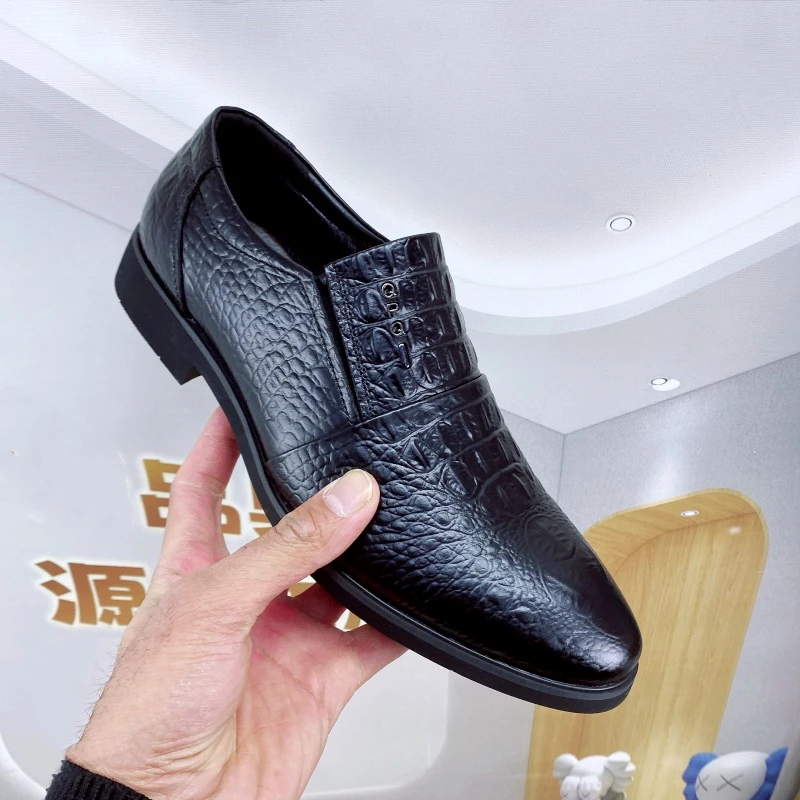 【牛皮】男士舒适百搭商务休闲男皮鞋3038