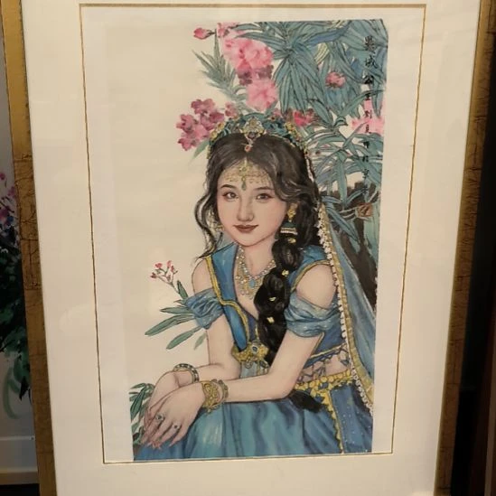 国画2平尺人物画作精品