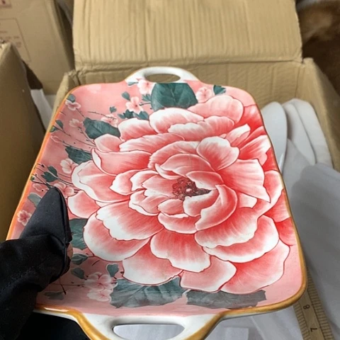 盘陶瓷制品满25拼单发货默认微瑕