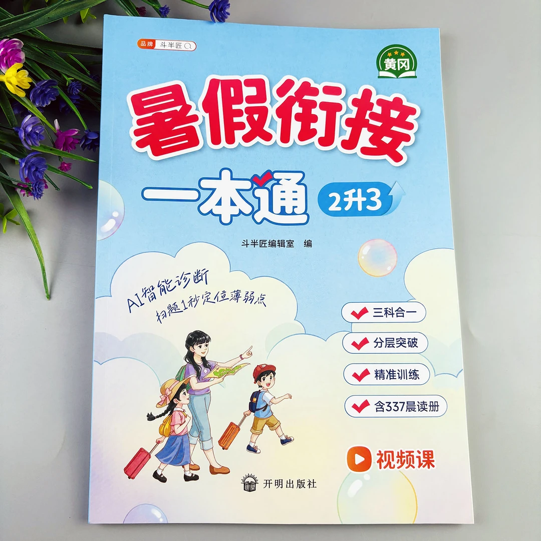 暑假衔接一本通二升三暑假衔接练习册二年级暑假一本通暑假作业