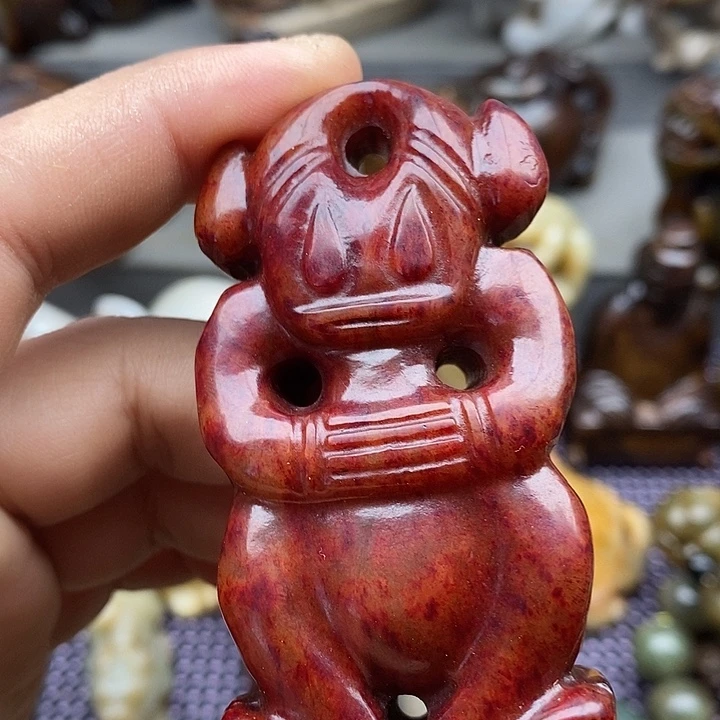 未镶嵌蛇纹石玉颈饰