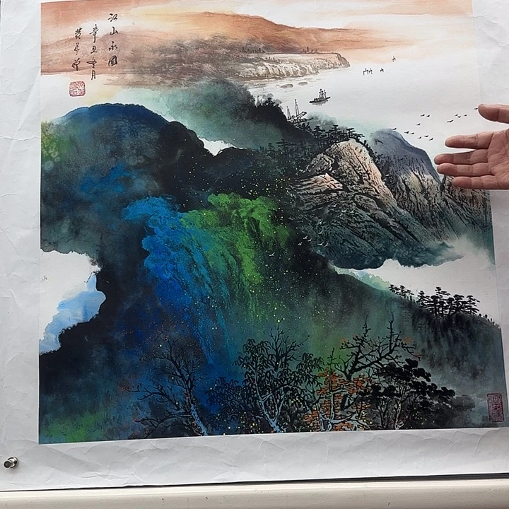 国画我是一个很喜欢你的人