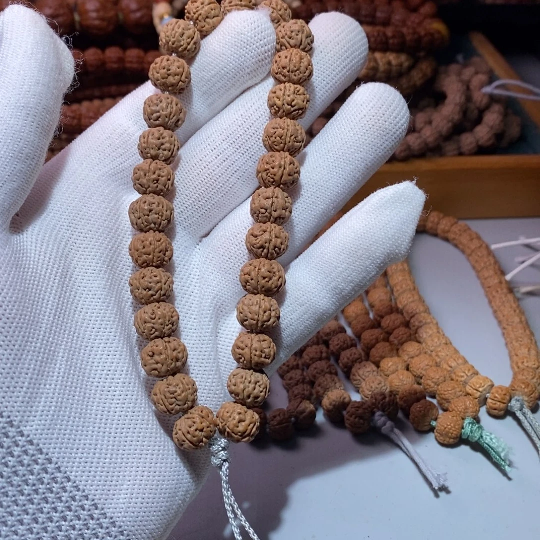 金刚菩提手串11尺寸矮桩双龙纹手串