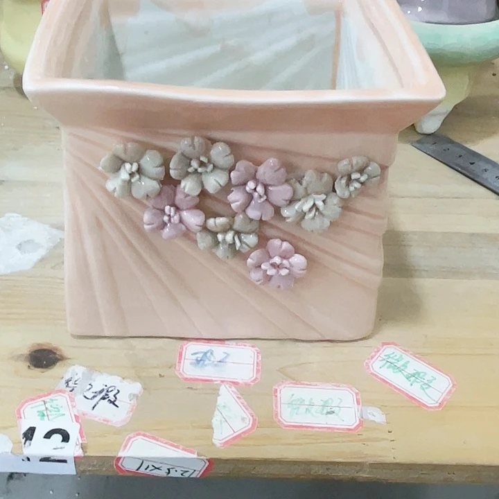 花盆陶瓷款式12包邮