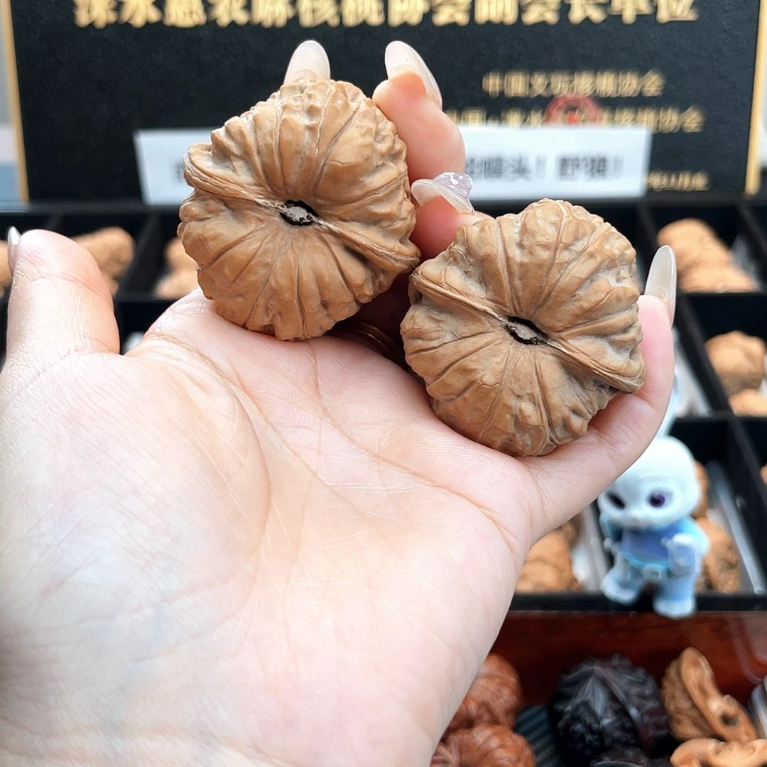 把件文玩核桃42南瓜全品酒杯深凹底大正肩42S2