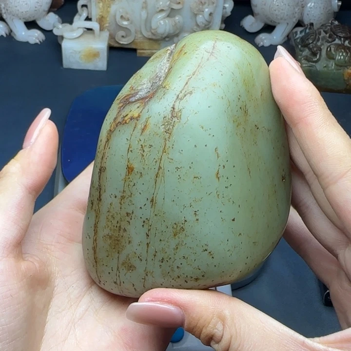 心***师1123344本山绿泥新疆和田收藏高货