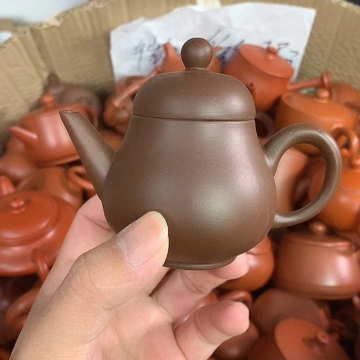 紫砂茶壶原矿朱泥茶壶茶具家用120