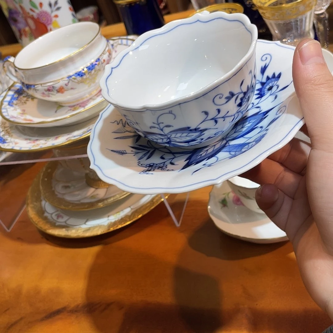 瓷片中古二等红茶杯