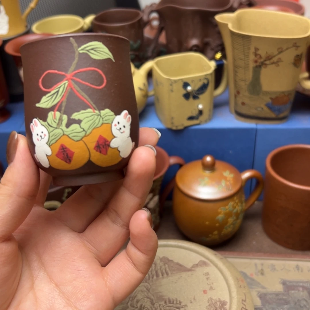 紫砂茶杯紫砂主人杯