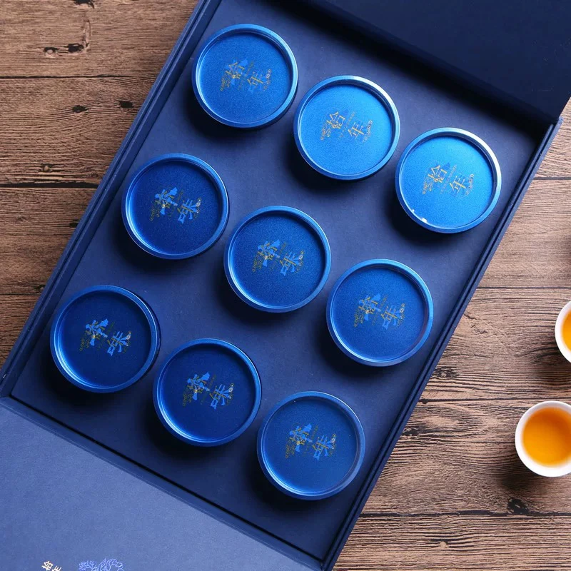 勐库戎氏  2017年妖姬蓝9罐装  2007年的老茶，散装