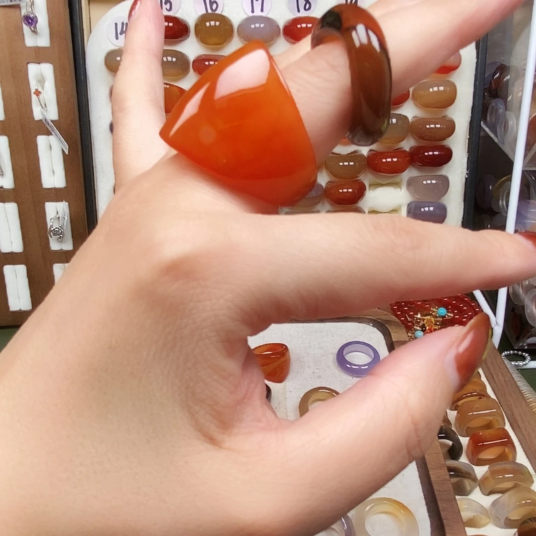 1***4玛瑙/玉髓合金戒指