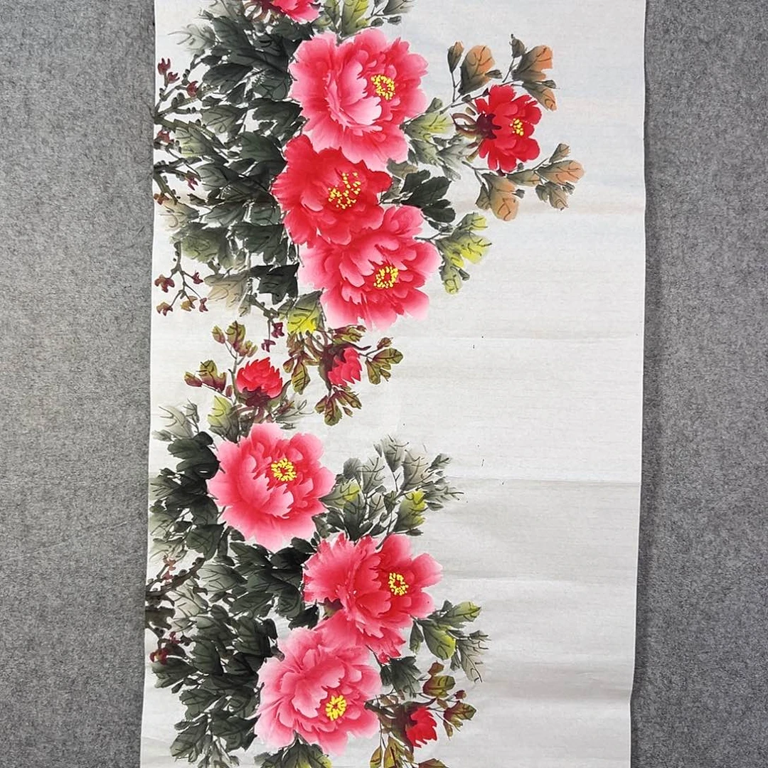 国画077 牡丹花等花开时节也可用