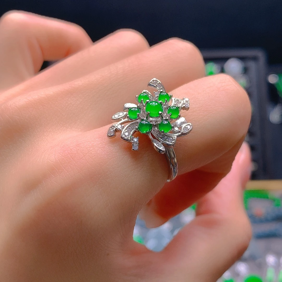 未镶嵌戒指翡翠天然翡翠