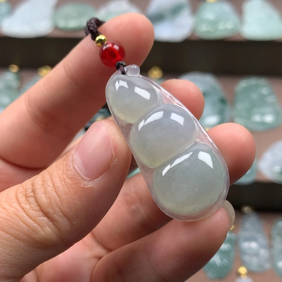 颈饰未镶嵌翡翠天然翡翠
