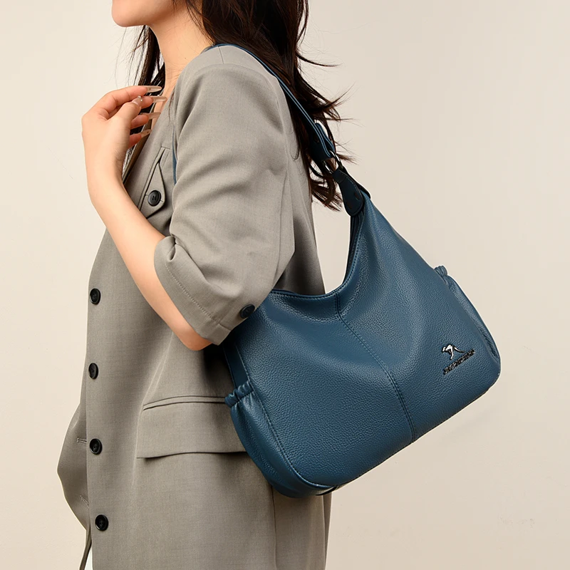 正品专柜女士大容量手提包2025新款百搭包包送妈妈老婆通勤斜挎包