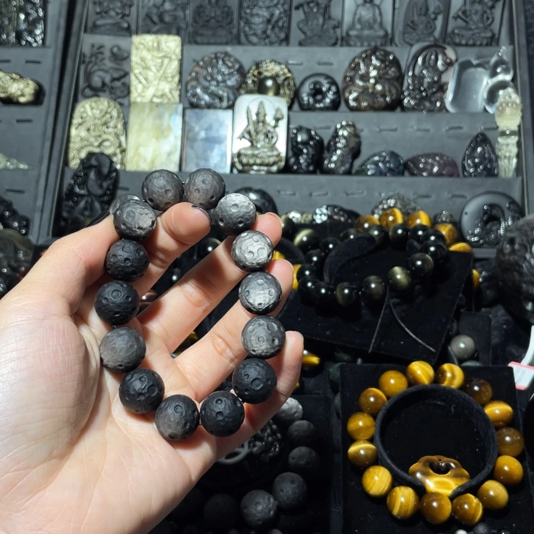 ~***~黑曜岩未镶嵌珠宝奇石