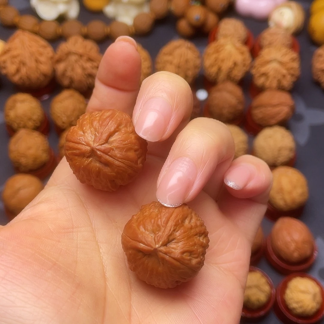 文玩核桃把件魔丸三棱