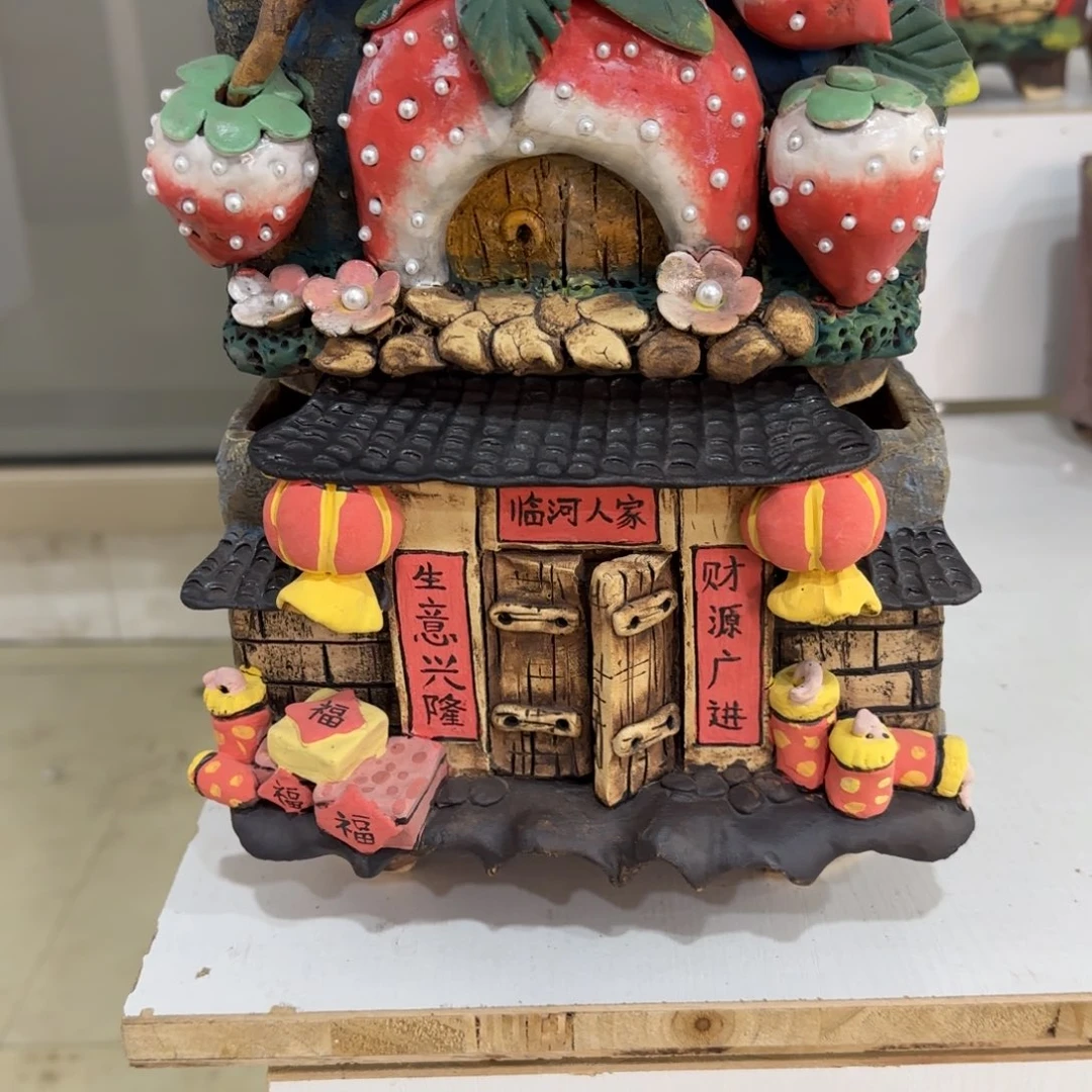 彩***街本默花强麦饭石瑕疵花盆