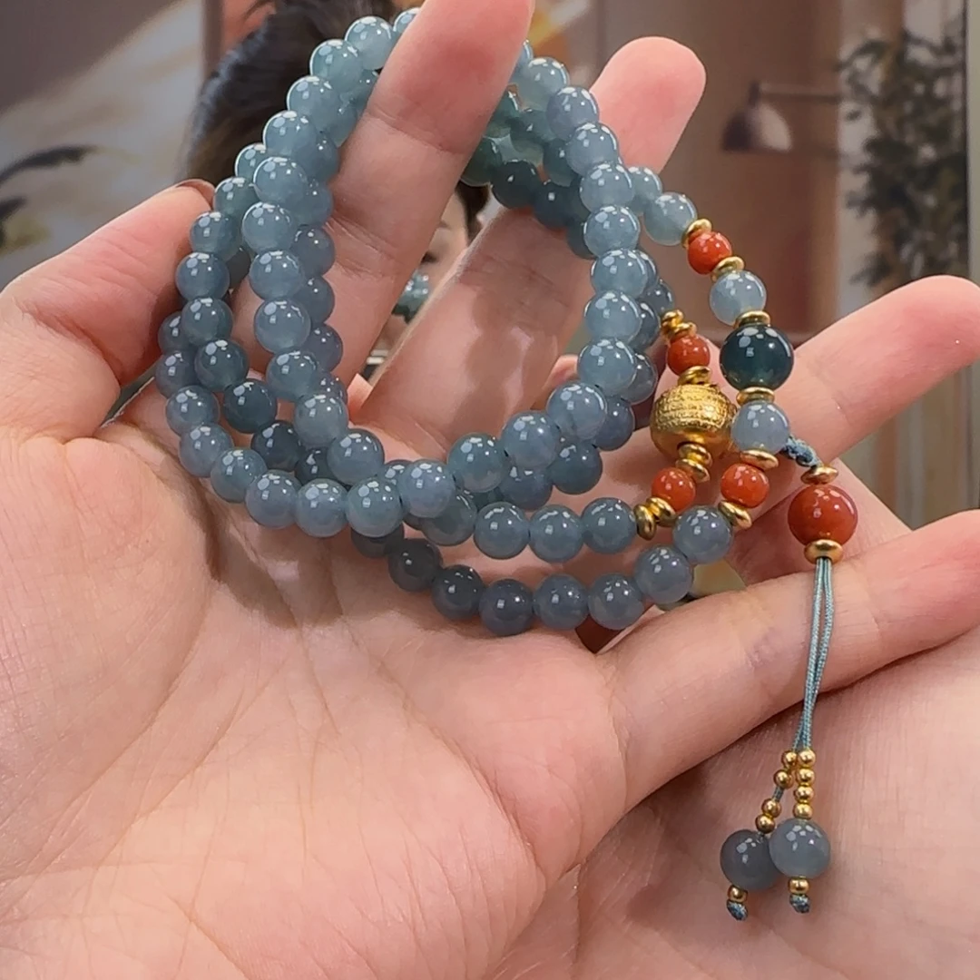 晴***空翡翠未镶嵌手串111111111111