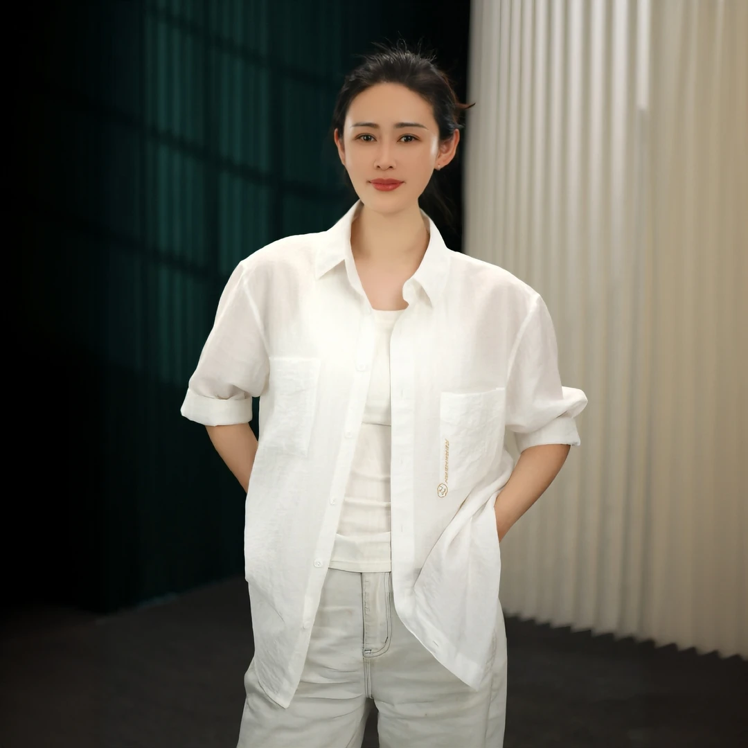 男士【天丝复古老钱风】夏季慵懒感中袖衬衫舒适透气男款衬衫6981