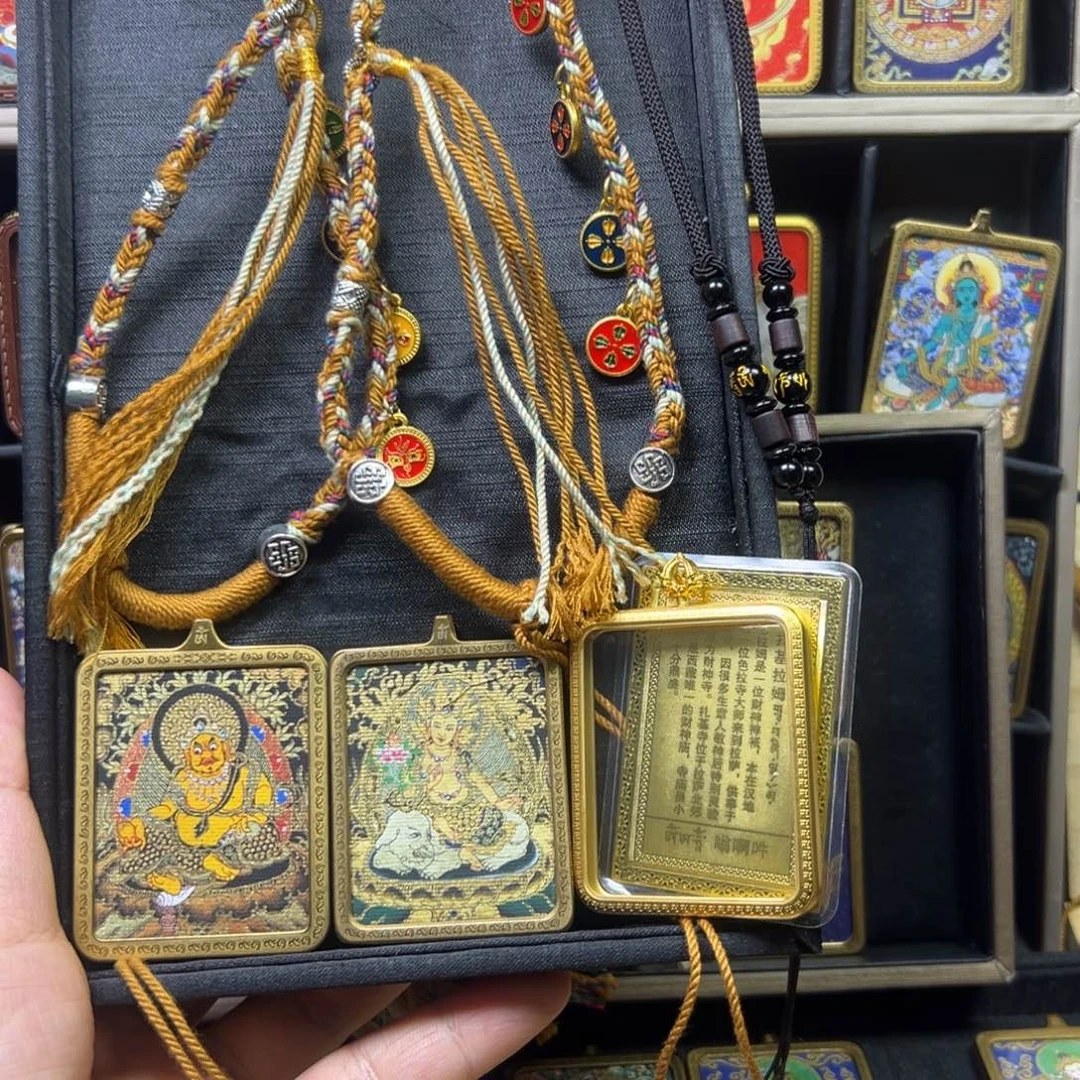 吊坠哲*美丽乡村唐卡图景