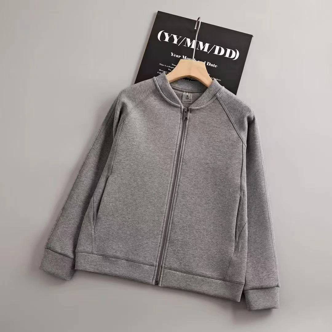 新娜姐家-春日必备品，纯色半高领时尚百搭，经典棒球服608