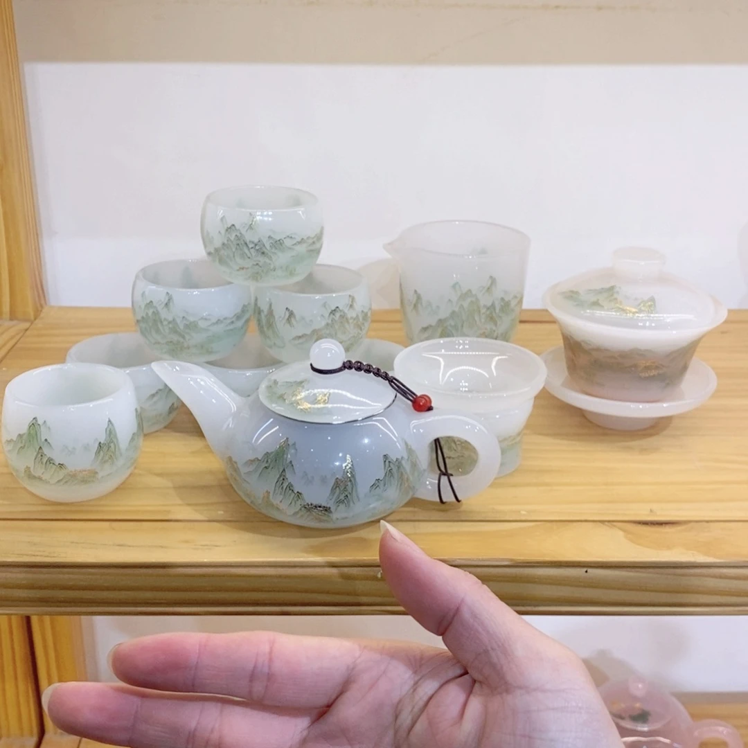 高****馆千里江山套装 茶壶 不带礼盒 主人杯2