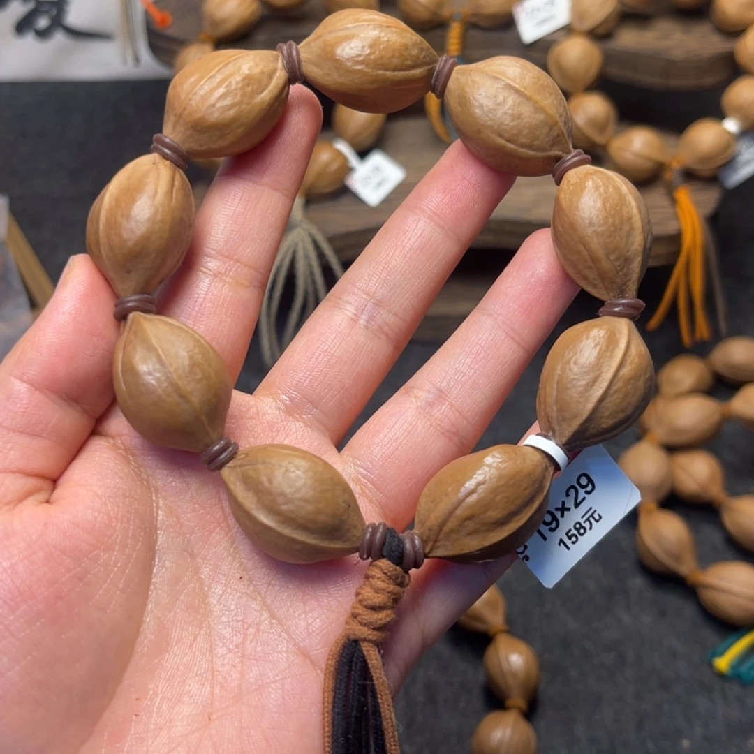 大***家手串/手链橄榄核19.29.梅林铁核素串