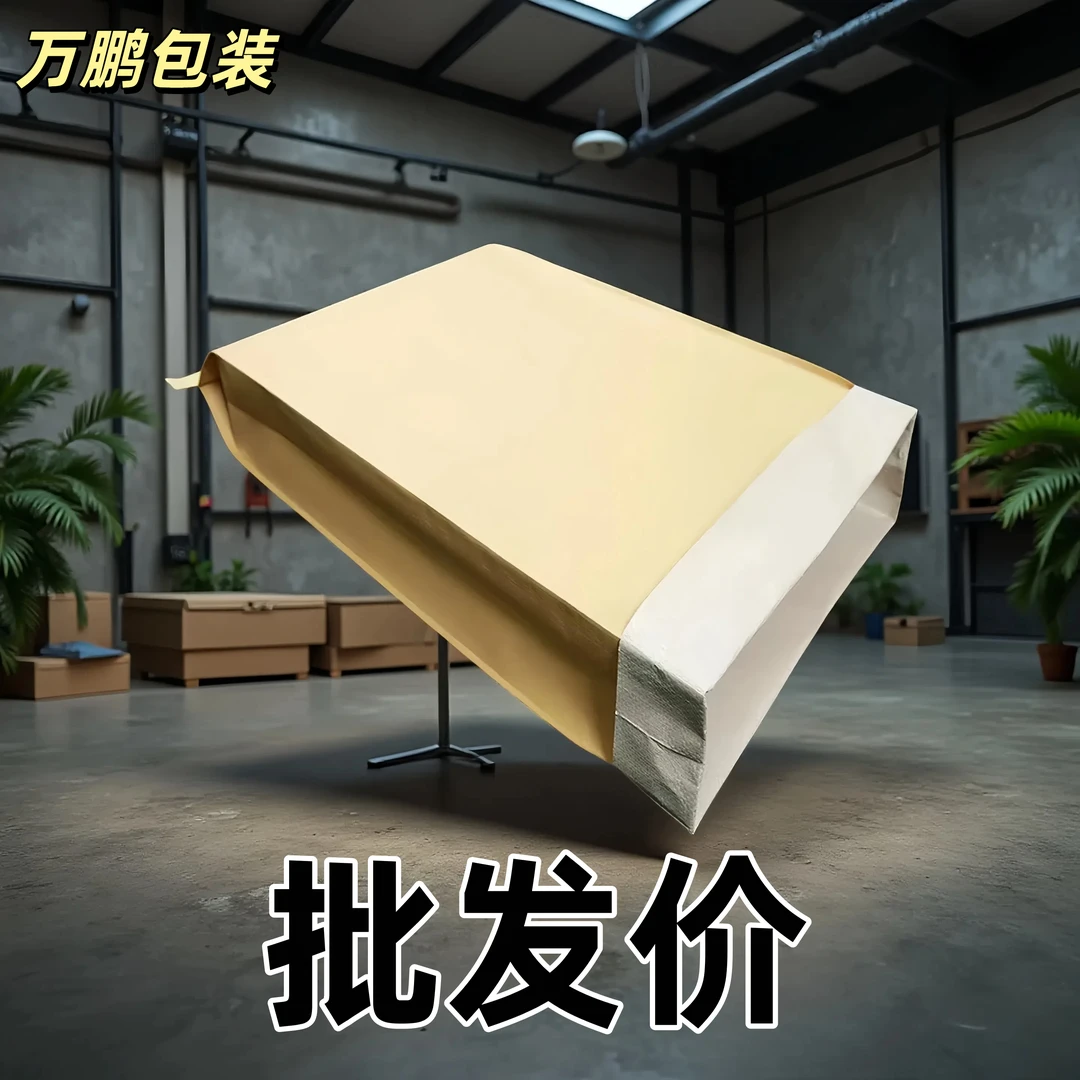 加厚防潮纸塑复合袋牛皮纸编织袋猫砂粉末物流快递包装袋定制印刷