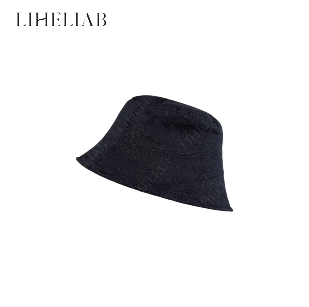 宝儿家 / 棉麻渔夫帽 时尚百搭休闲经典复古纯色渔夫帽