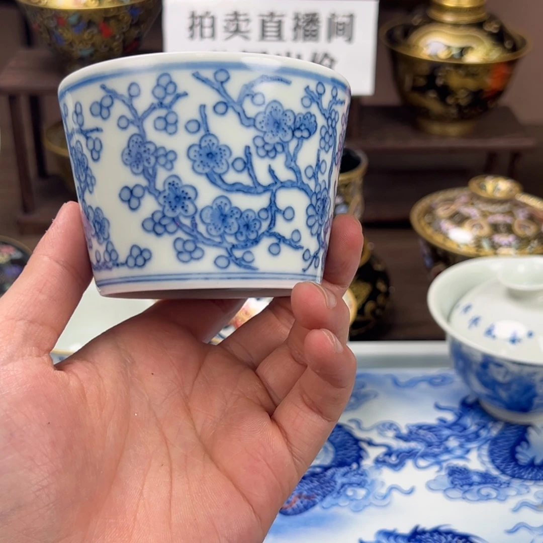瓷片C**，景德镇手工手绘陶瓷