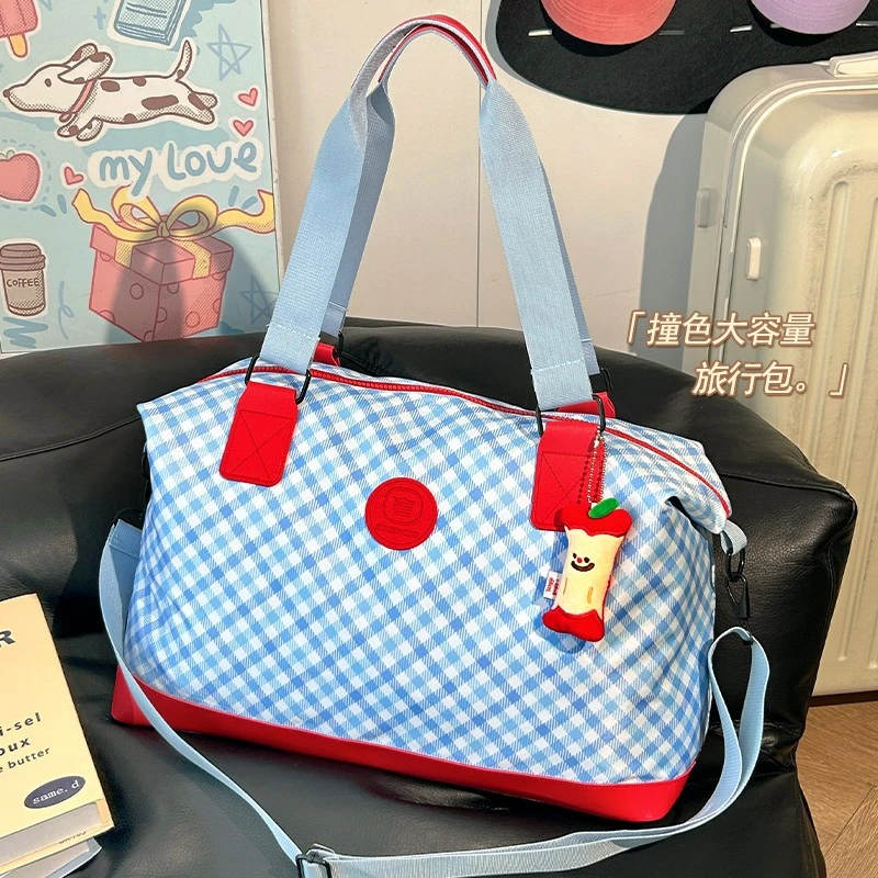 短途旅行包手提袋大容量女轻便出门装衣服收纳行李袋运动干湿分离